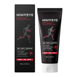 Hanbogam MSM Jaseng Cream Magnesium Hot Sports Recovery Cream, 1 unit, 150ml / 한보감 MSM자생크림 마그네슘 핫 스포츠 리커버림크림, 1개, 150ml