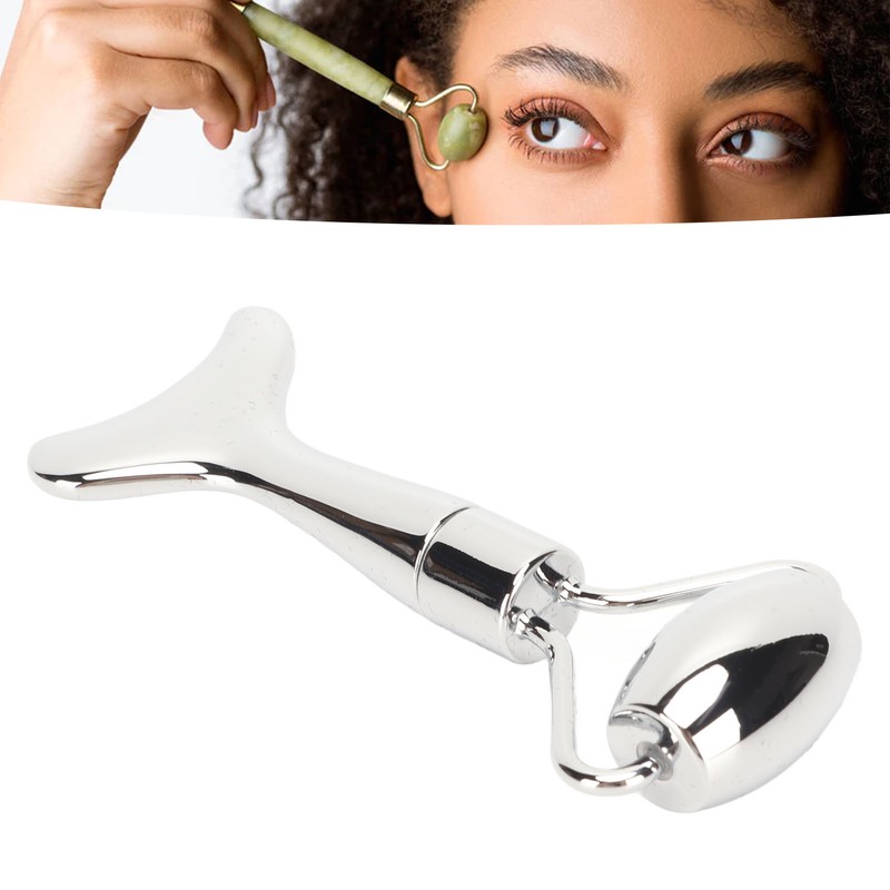 Facial Roller Gua Sha Board Double Heads Reduce Swelling Zinc