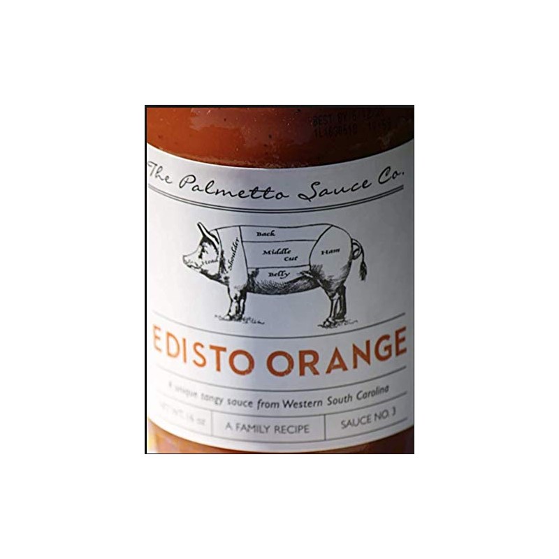 The Palmetto Sauce Company Edisto Orange BBQ Sauce, 16 ounce
