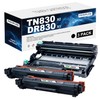 PRINPUSE TN830 Toner Cartridge and DR830 Drum Unit Compatible for