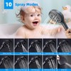 Hibbent 5-spray 13'' Shower Head, High Pressure Rainfall Shower Head,