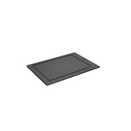 Woll Cut & Serve Chopping Board, 35 x 25 cm, 7 mm High, FSC Certified Paper Composite, BPA and VOC Free, Heat Resistant up to 175°C, Dishwasher Safe, Matte Black