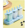 Honsen Popsicle Molds Set 6 Pieces Ice Popsicle Maker-BPA Free,Easy-Release