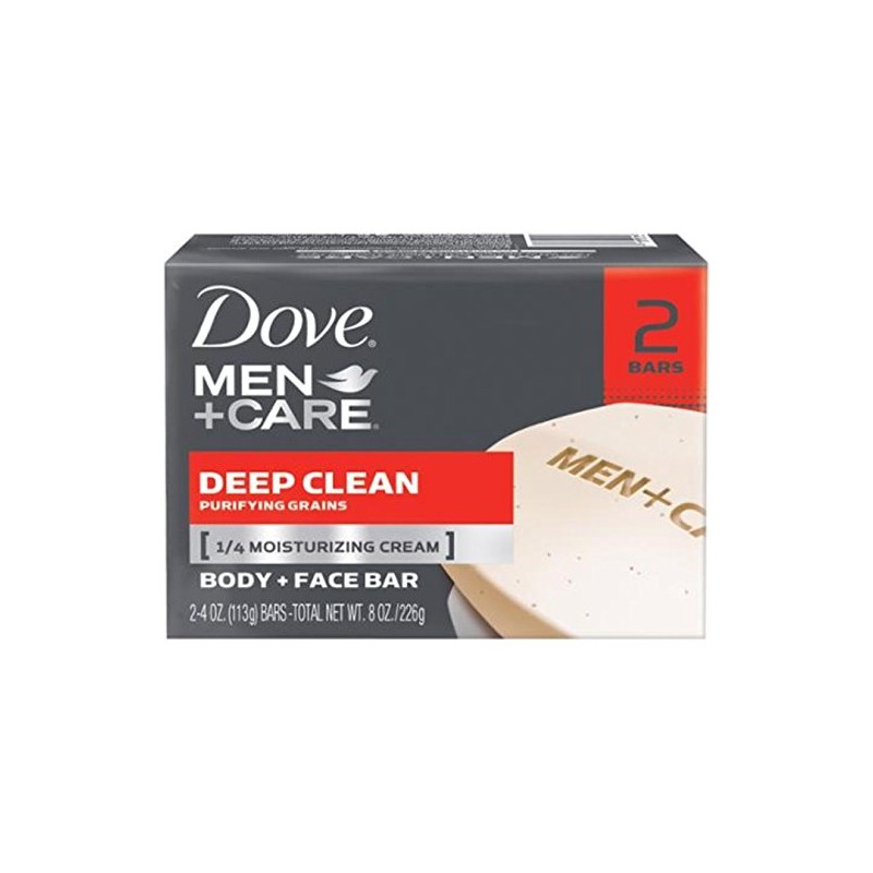 Dove Men+Care Body & Face Bar, Deep Clean 4.25 oz