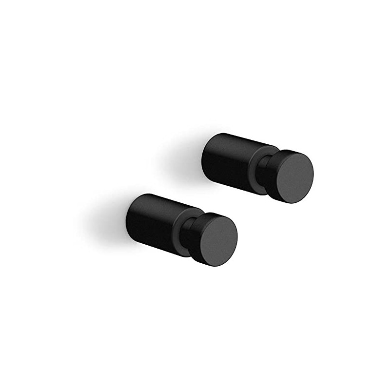 ZACK Carvo 40444 Towel Hooks Stainless Steel Black Small Set