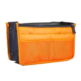 Bag Insert Organiser Handbag Women - Durable Nylon Travel Makeup Purse Wallet Pouch Organiser for Handbag and Purse - Compact and Space-Saving Design