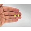 Yellow Duck Earrings - 925 Sterling Silver
