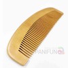 Narrow Wooden Half-Moon Hair Comb Wooden Brush 3ea