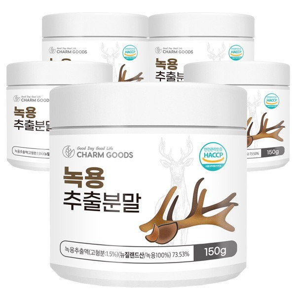 [Chamgoods] 5 packs of deer antler extract powder 150g /