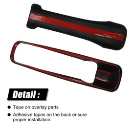 sportuli 4 Sets Black Door Handle Covers Compatible with 2013-2018 Dodge RAM 1500 2500 3500, 2019-2024 RAM 1500 Classic and 2005-2010 Jeep Grand Cherokee and Jeep Commander, Without Smart Key Hole