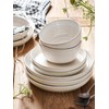LE TAUCI Dinnerware Sets 12 PCS, Ceramic Plates and Bowls