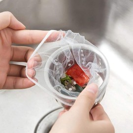 Kitchen Sink Drain Strainer Bag, Sink Filter Net, Food Debris Garbage Mesh Filter Stopper Catcher(100 Pieces)