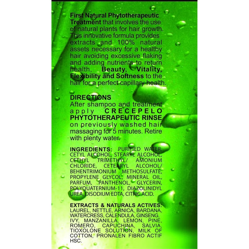 Crece Pelo Natural Hair Growth Duo – Phytotherapeutic Shampoo &