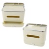 Tissue Box Organizer Multifunctional PP Plastic Space Saving Portable for