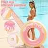 2 Pack Large Inflatable Pool Float for Adults 36 Inch