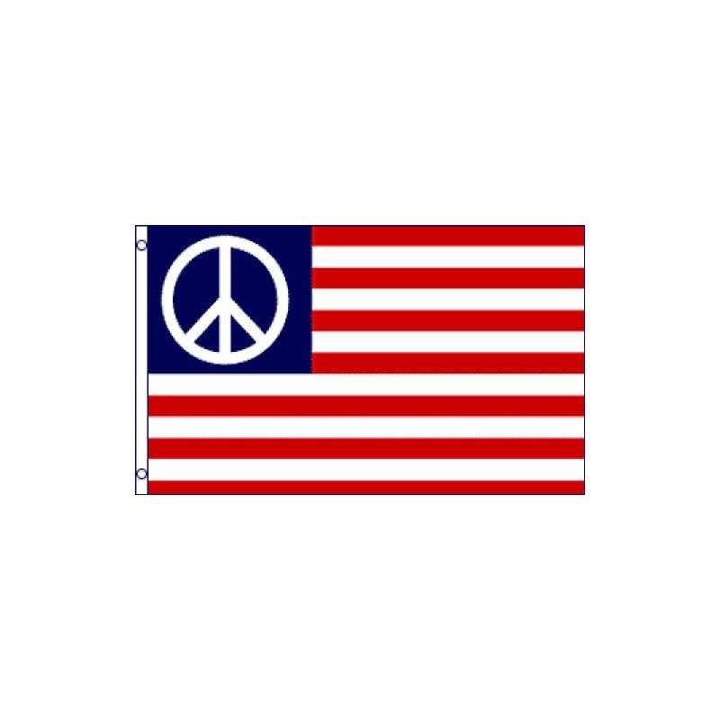 Peace USA (Standard) Flag 3x5ft Poly