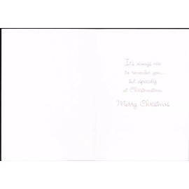 kitten in stocking Christmas Card #86- 1 card + 1 blank envelope