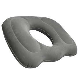 adelphos AIR8 Circular Cushion Hemorrhoids Postpartum Coccyx Air Cushion Air Mat Air Chair Wheelchair Car Cushion AIR8 (Gray)