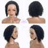 13x4 Lace Front Wigs Human Hair 10 Inch Curly Bob