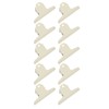 10Pcs Hinge Clips Large Metal Hinge Binder Clips for Paper