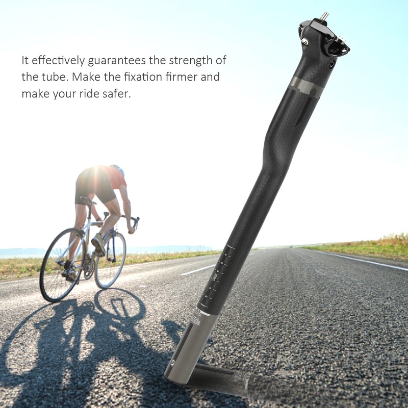 Carbon Fiber Bicycle Seatpost 27.2x400mm Folding Cycling Road Mountain Bike