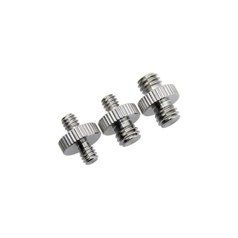 CAMVATE Male to Male Screw Adapter Set for Camera Tripod,
