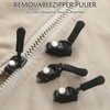 12Pcs Zipper Repair Kit, Universal Replacement Instant Zipper Fix Sliding