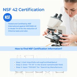 TEEHAY EPTWFU01 Frigidaire Water Filter Replacement, Refrigerator Water Filter Compatible with Frigidaire EPTWFU01, EWF02, Pure Source Ultra II, 1 Pack