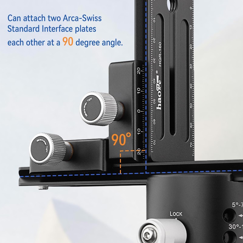 Haoge CP-RA90 Right Angle Clamp 90 Degree Double Fast L