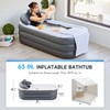 CO-Z Inflatable Bathtub With Electric Air Pump, Portable Tub With