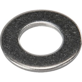Trusco Y817-0006 Flat Washer, JIS Stainless Steel, M6, 2.6 x 5.1 x 0.04 inches (6.5 x 13 x 1.0 mm), Pack of 20, Small Quantity