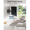 PERLESMITH Full Motion TV Wall Mount for Most 37-82 Inch