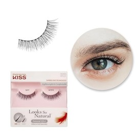 Pestañas Postizas ligeras y de larga duración efecto natural KISS Looks So Natural Lashes                                                             
