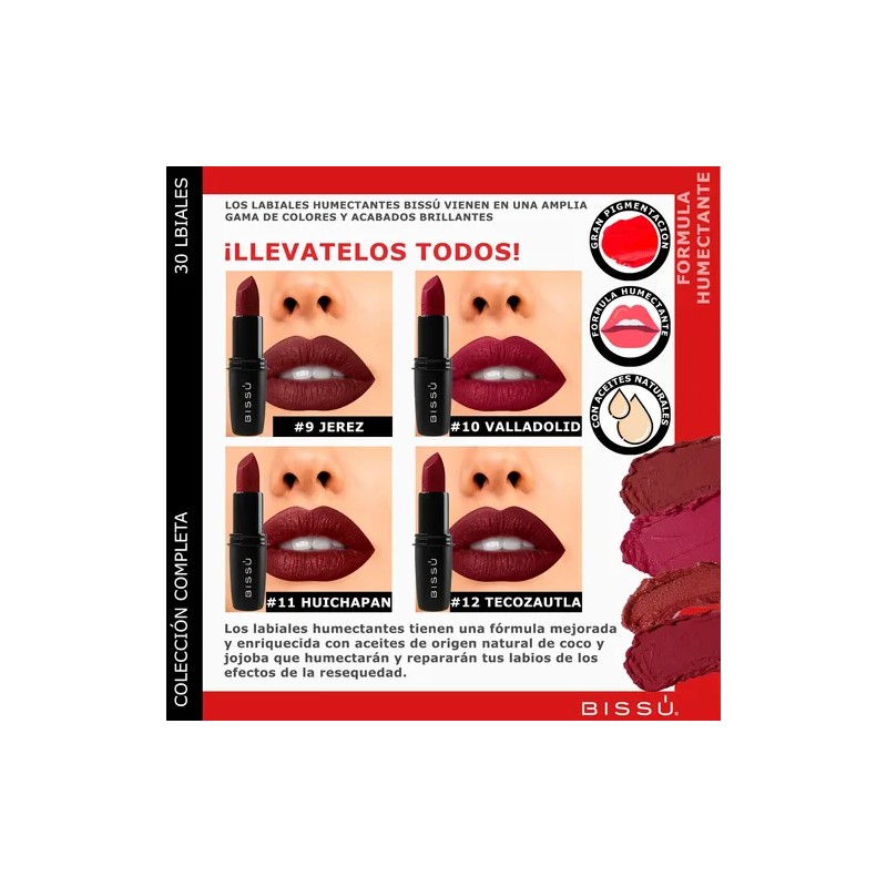 30 Labiales Humectante Bissú Originales Kit Set Pack