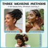Abellee 2Pcs Loc Buns For Black Women 8Inch Loc Petal