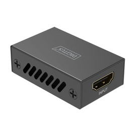 DIGITUS DS-55341 HDMI Repeater - UHD 8K/60Hz (HDTV: 7680 × 4320p) Max 10m - UHD 4K/60Hz Max 13m - Signal Amplifier, HDMI 2.1, HDCP 2.3, Deep Color, DTS, Dolby Digital, LPCM - Power: USB-C