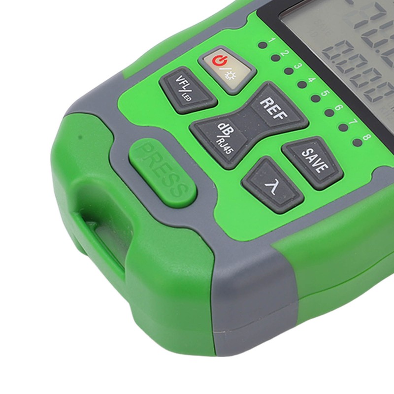 Optical Fiber Power Meter Optic Cable Tester ‑70~+10dbm Digital Display