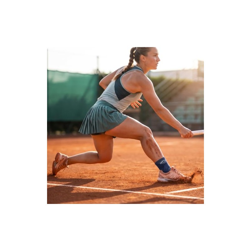 Ankle Support Compression, Slip-On, Running, Size L