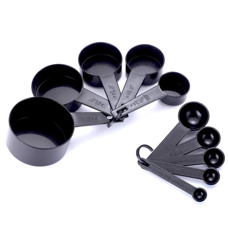 10pcs 6 Color Measuring Cups And Measuring Spoon Scoop Silicone