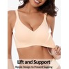 Wireless Seamless Comfort Bra Supportive Push Up Bra No Underwire