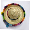 KONTONTY Lightweight Non-fading Sombrero Headband Mini Hat Hoop for Festival