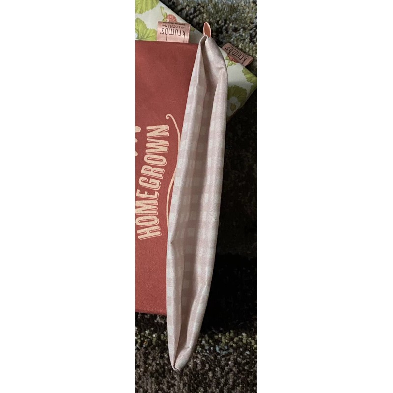 Krumbs Kitchen Farmhouse Strawberries 3 Pack Cloth Food Storage Bags