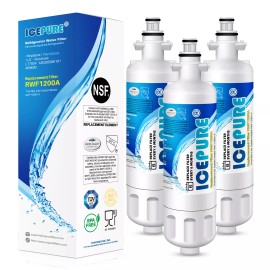 IcePure Fit For LG LT700P LFXS30766S LFX31925ST LFX31945ST Icepure Water Filter 3 Pack