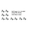XtremeAuto® 10 X Body Panel Screw: CLIPS/RIVETS/FIXTURES FOR CAR: Bumper,