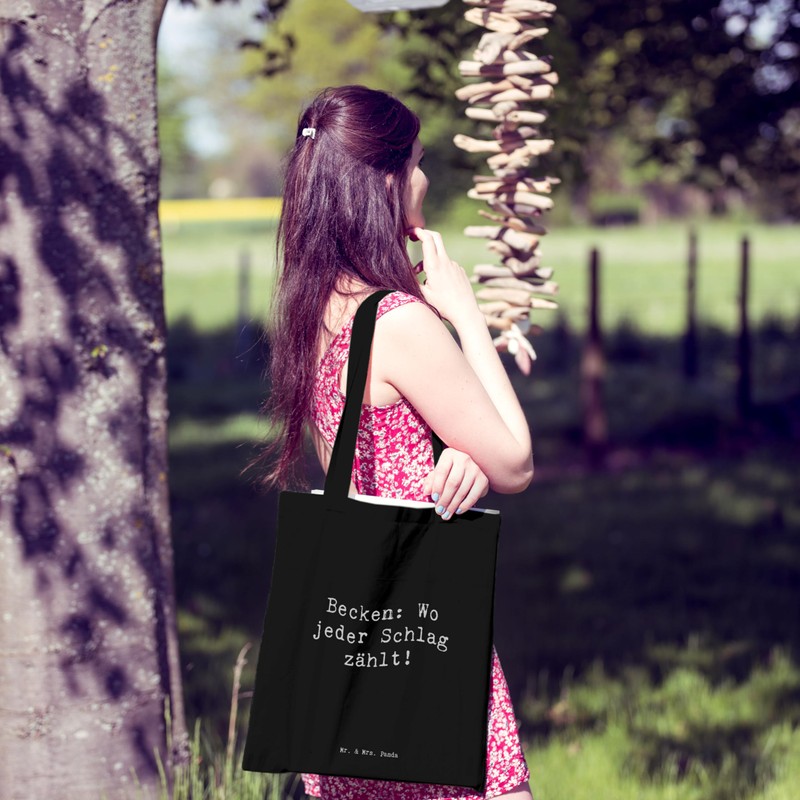 Mr. & Mrs. Panda Carry Bag Saying Cymbals - Gift,