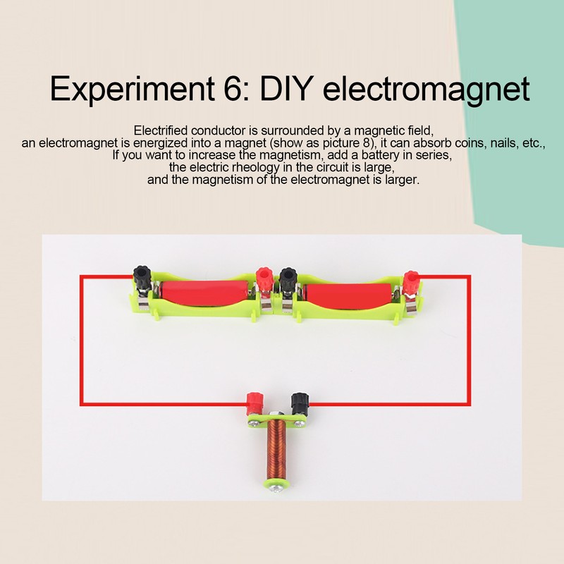 Physics Circuit Learning Kit Students Electricity Principle Science Physics Experiment