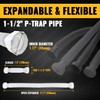 VIVIDA 1-1/2" Sink Drain Pipe Kit, Flexible Drain Pipe P