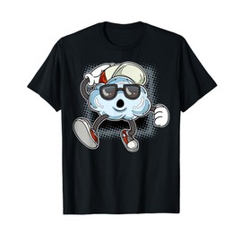 Cartoon Cloud Character Fun Funky Cloud For Kids T-Shirt