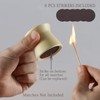 Haillai 2 Pack Match Holder with 6 Pcs Strikers, Handmade