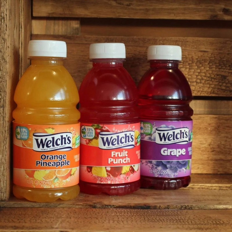 Welch's Variety Pack - Orange Pineapple, Grape and Fruit Punch
